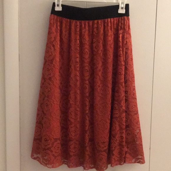 LuLaRoe Dresses & Skirts - 🍁 NWOT Beautiful Orange LLR Lola Skirt